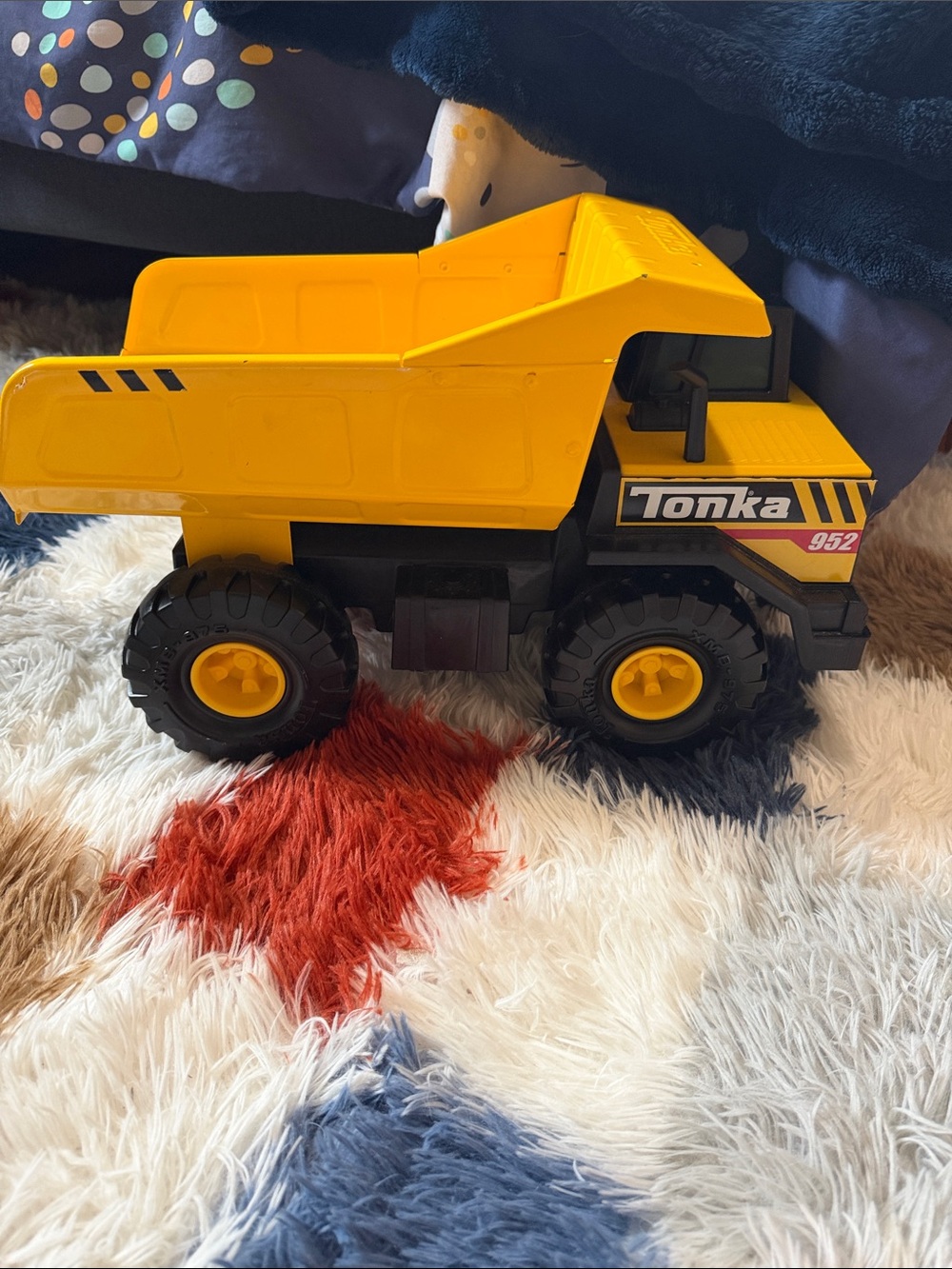Tonka Yellow and Black Dump Truck Toy
